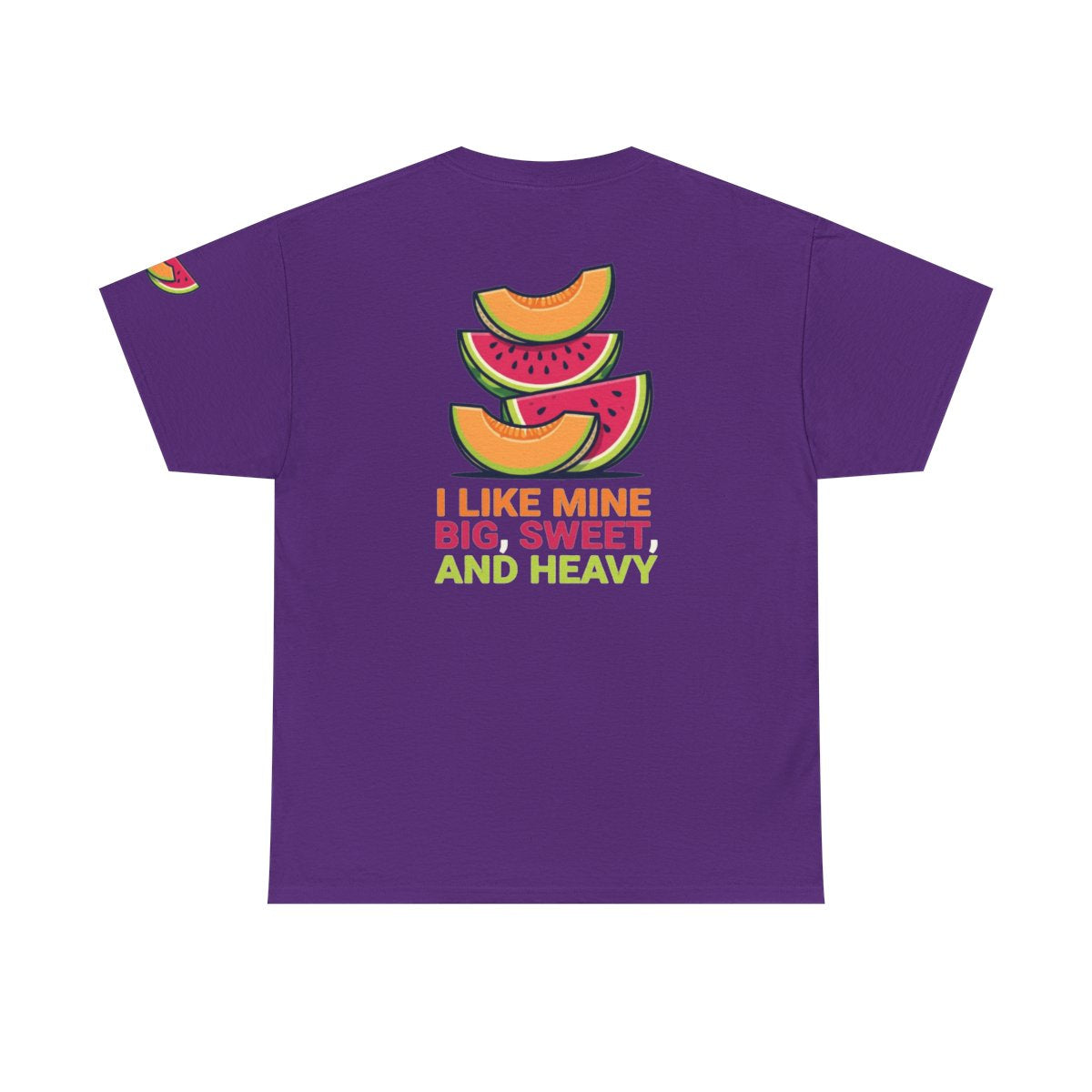 Color: Purple | Big Sweet and Heavy Premium Graphic Tee