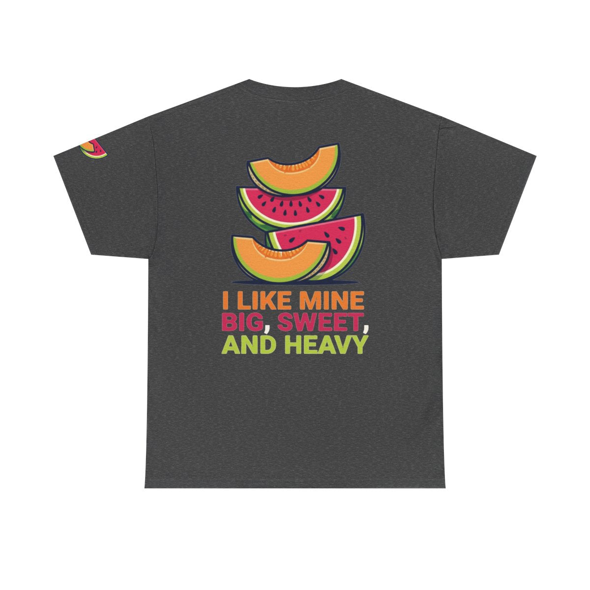 Color: Dark Heather | Big Sweet and Heavy Premium Graphic Tee