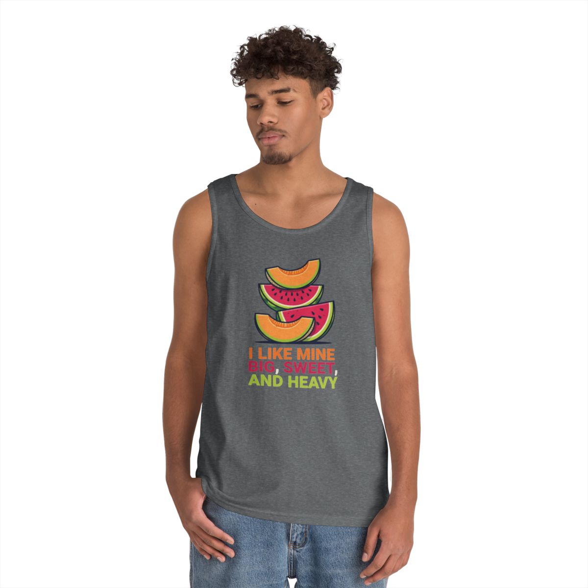 Color: Graphite Heather | Big Sweet and Heavy Tank Top