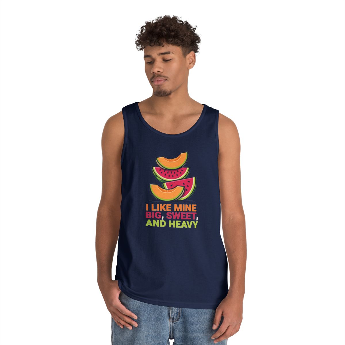 Color: Navy | Big Sweet and Heavy Tank Top
