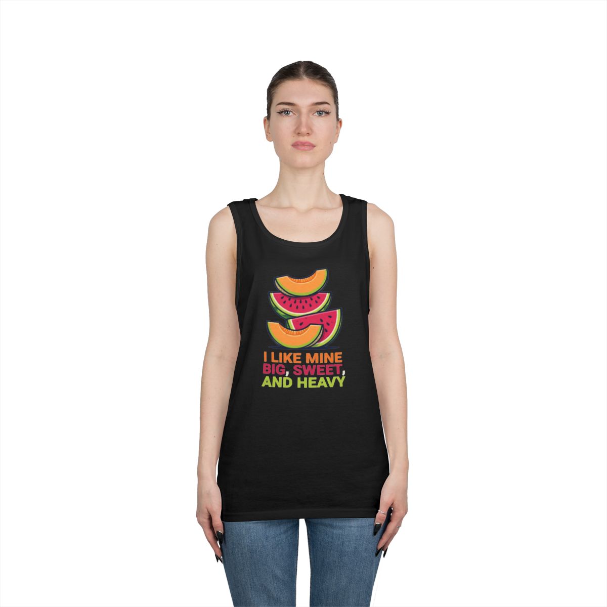 Color: Black | Big Sweet and Heavy Tank Top