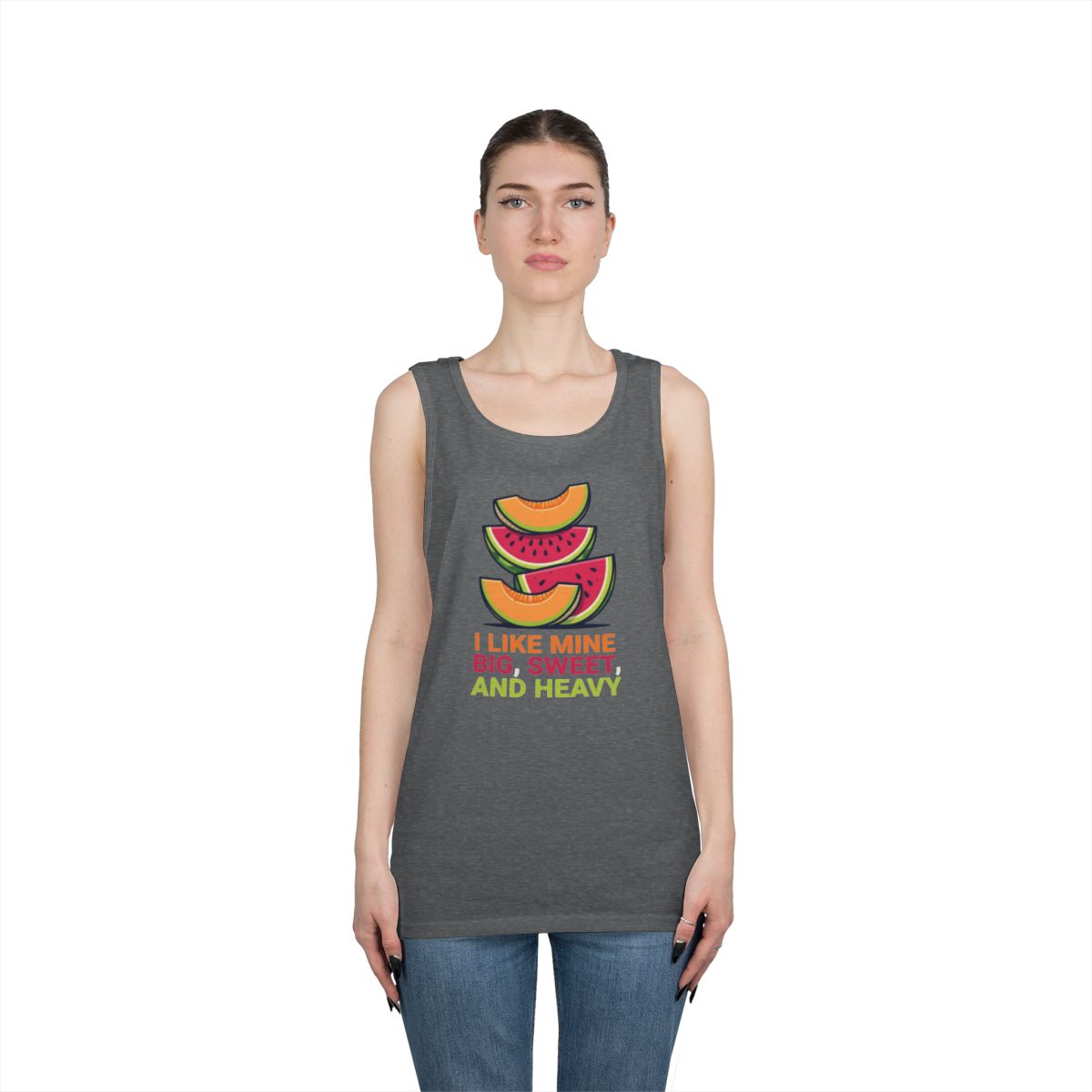 Color: Graphite Heather | Big Sweet and Heavy Tank Top