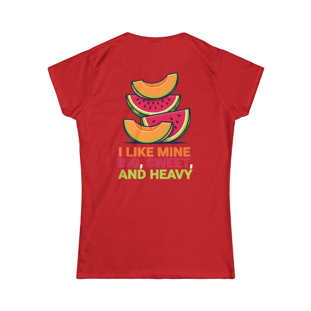 Color: Red | Big Sweet and Heavy Women's Tee