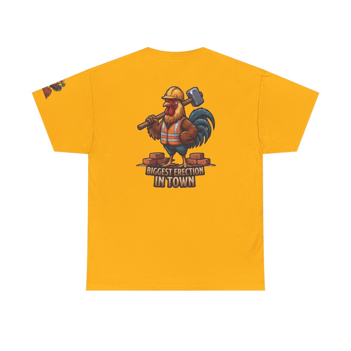 Color: Gold | Biggest Erection in Town Premium Graphic Tee