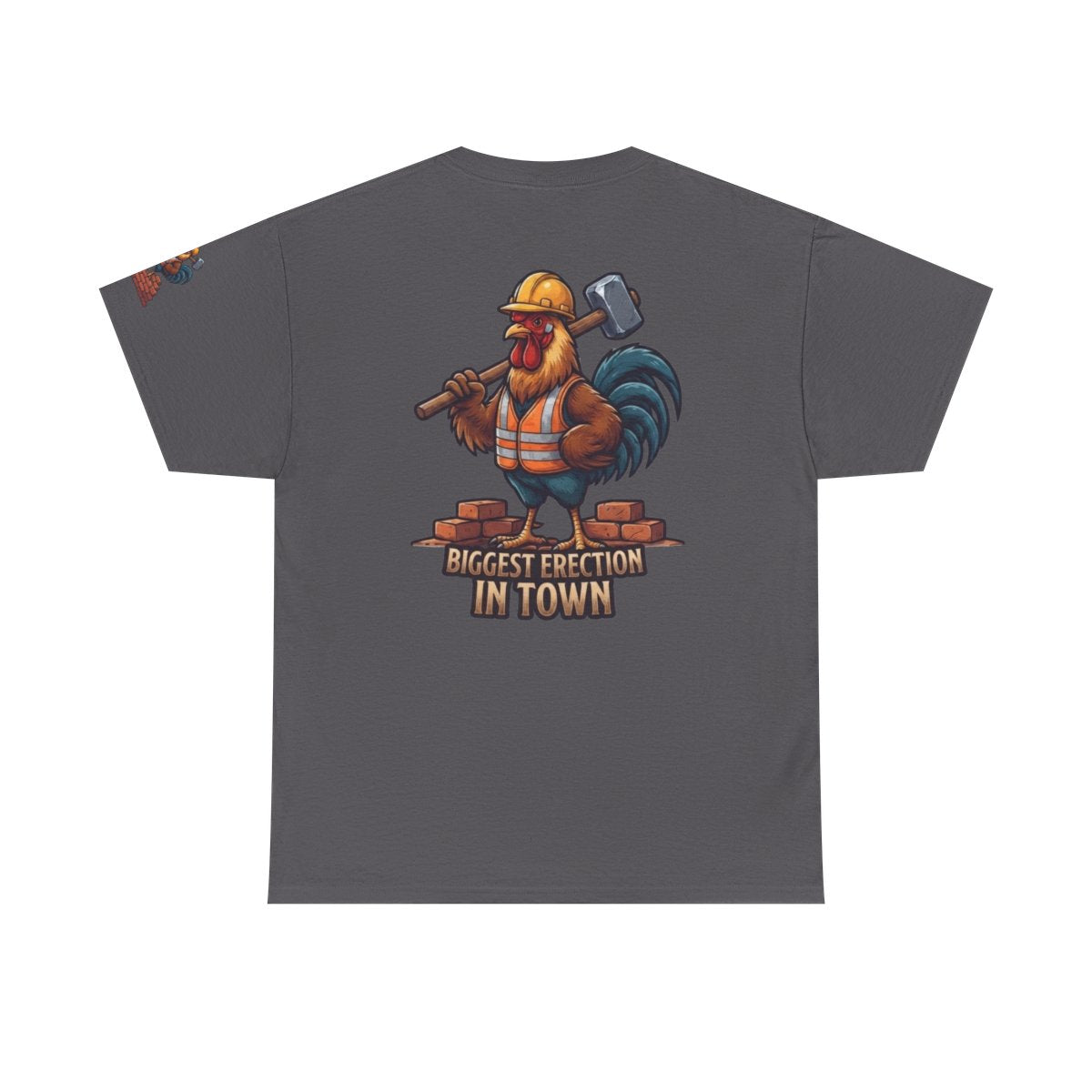 Color: Charcoal | Biggest Erection in Town Premium Graphic Tee