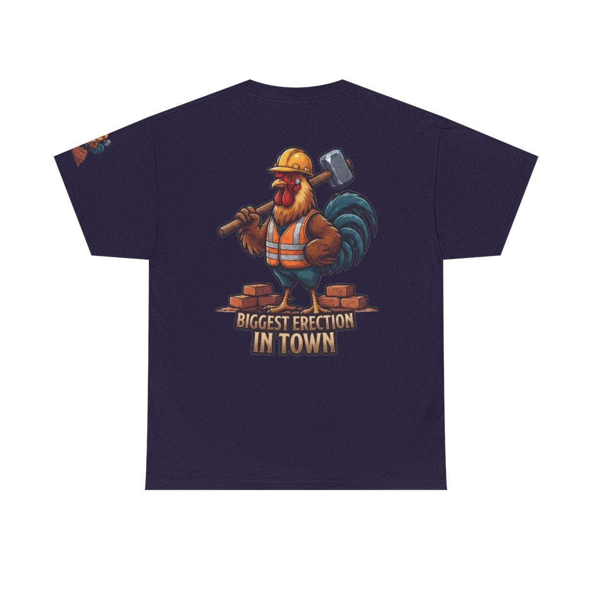 Color: Blackberry | Biggest Erection in Town Premium Graphic Tee
