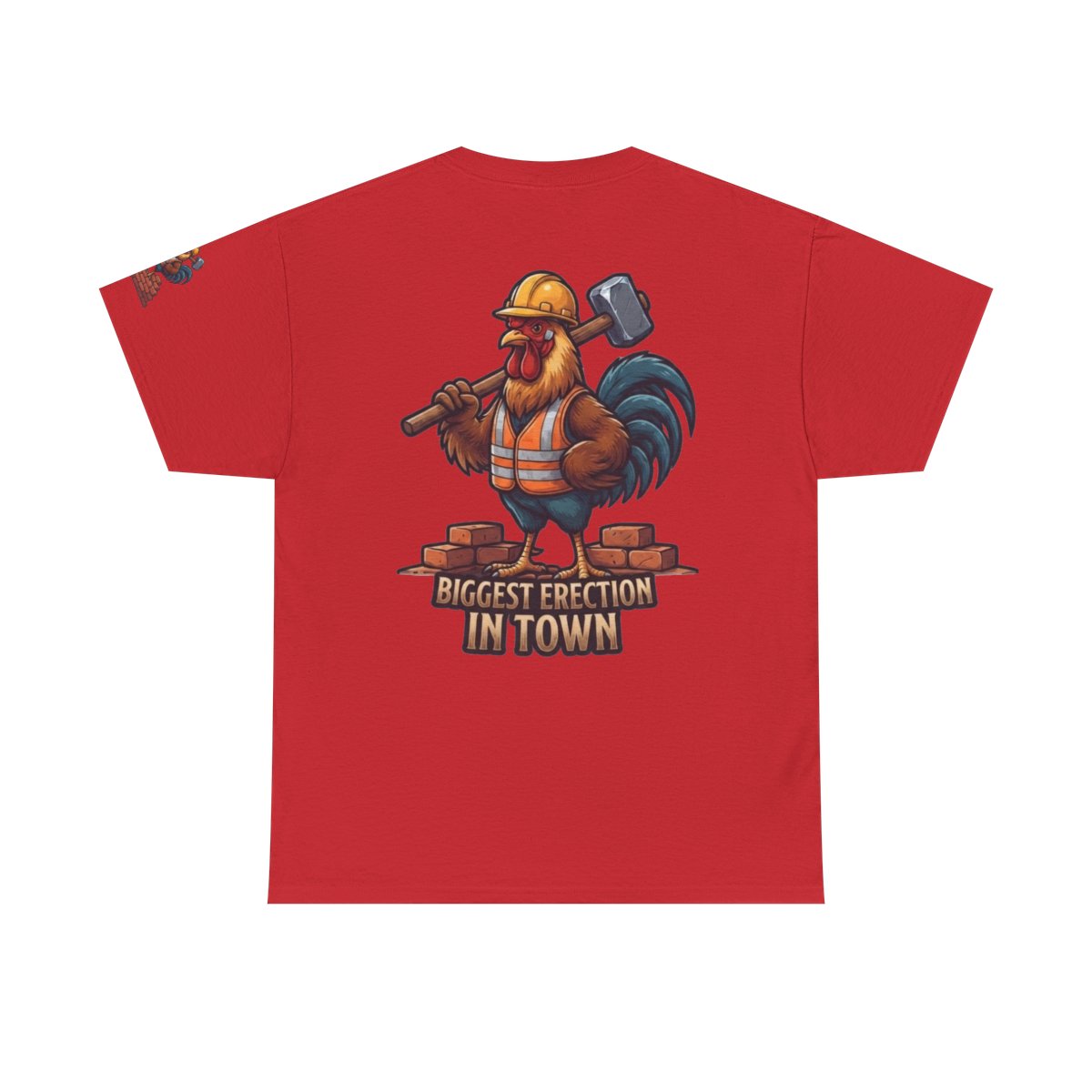 Color: Red | Biggest Erection in Town Premium Graphic Tee