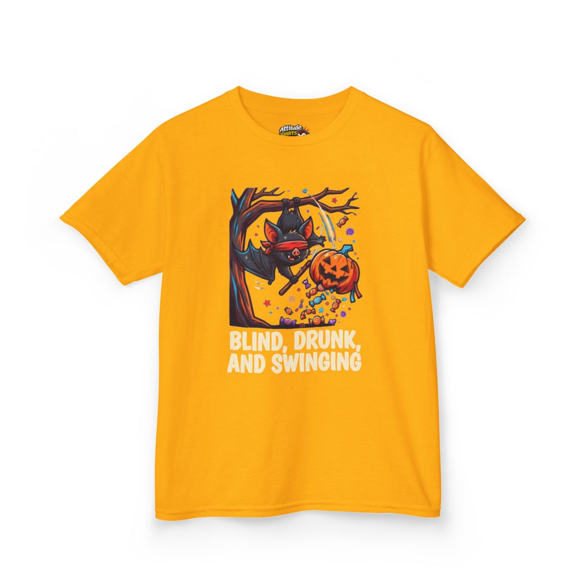 Color: Gold | Blind, Drunk, and Swinging Kids Tee