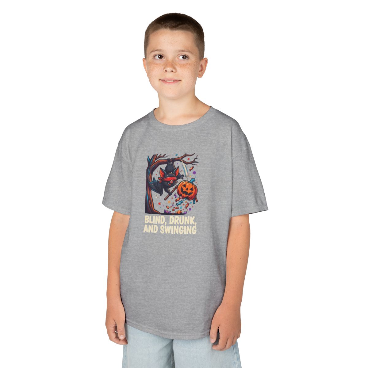 Color: Sport Grey | Blind, Drunk, and Swinging Kids Tee