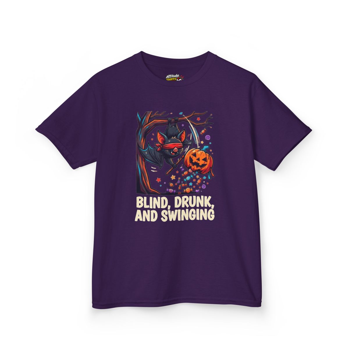 Color: Purple | Blind, Drunk, and Swinging Kids Tee