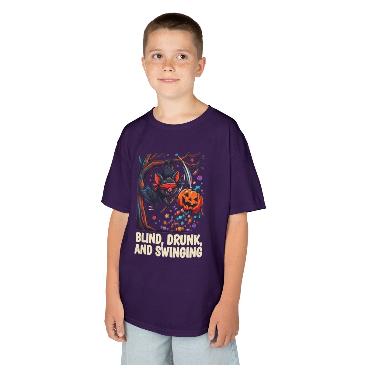 Color: Purple | Blind, Drunk, and Swinging Kids Tee