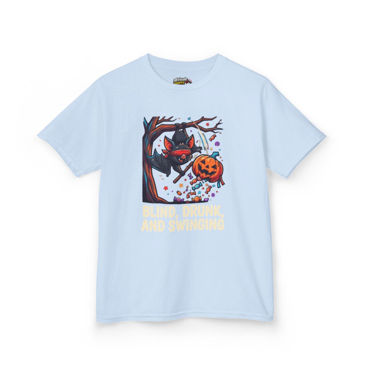 Color: Light Blue | Blind, Drunk, and Swinging Kids Tee