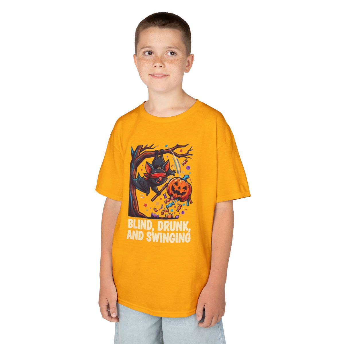 Color: Gold | Blind, Drunk, and Swinging Kids Tee