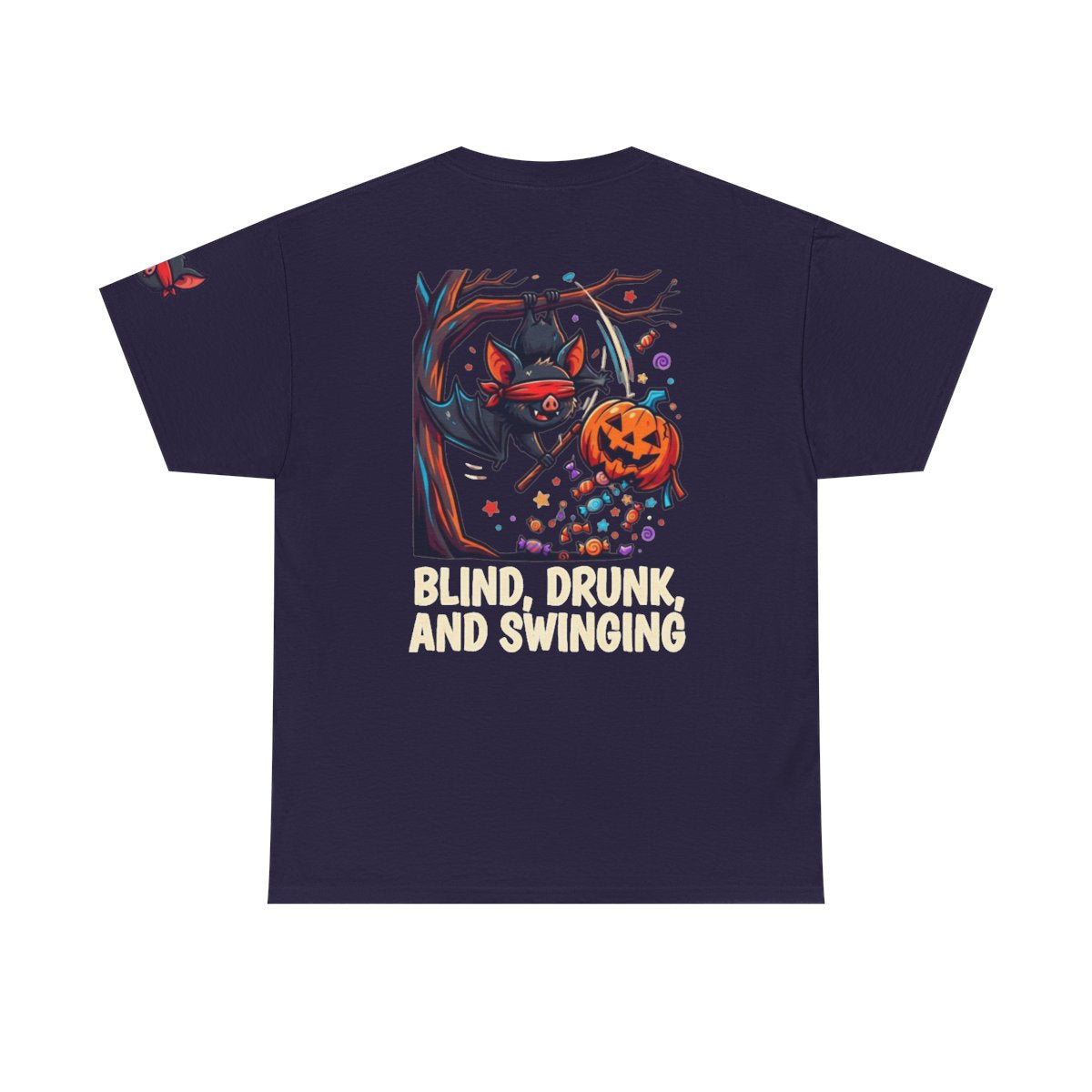 Color: Blackberry | Blind, Drunk, and Swinging Premium Graphic Tee