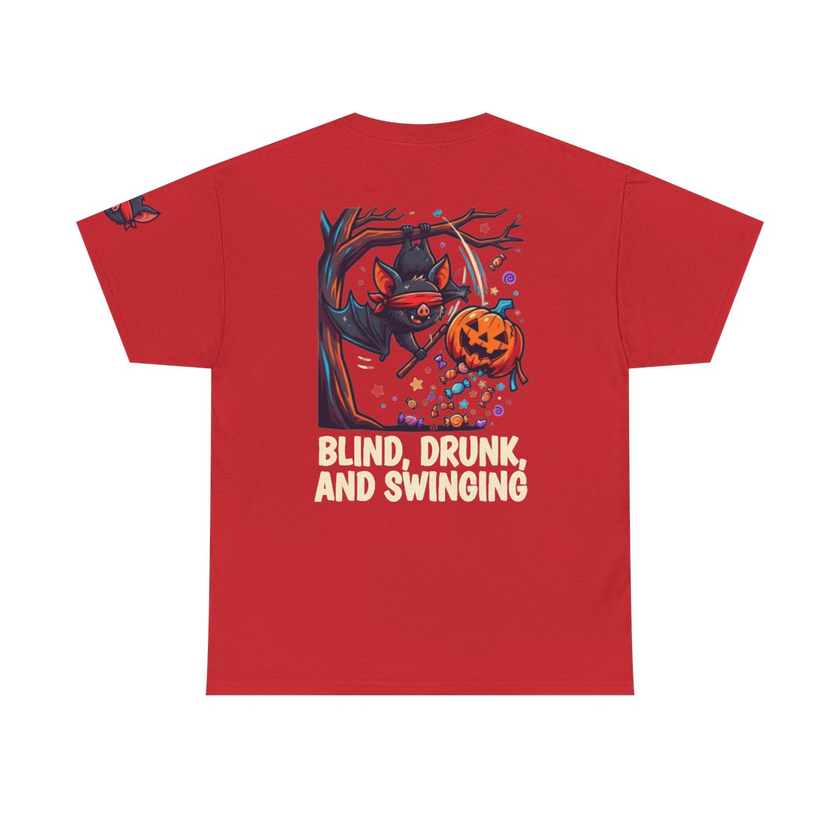 Color: Red | Blind, Drunk, and Swinging Premium Graphic Tee