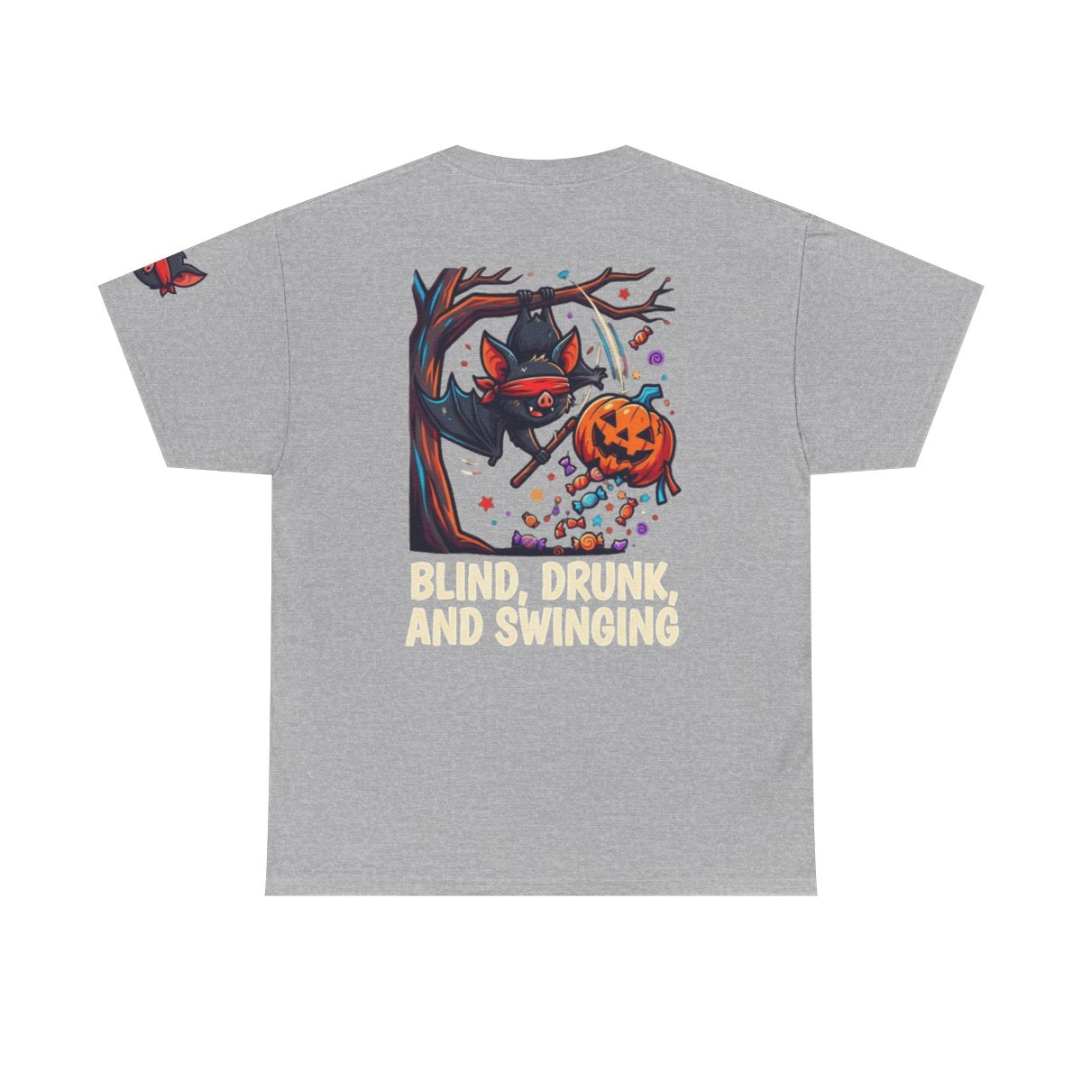Color: Sport Grey | Blind, Drunk, and Swinging Premium Graphic Tee