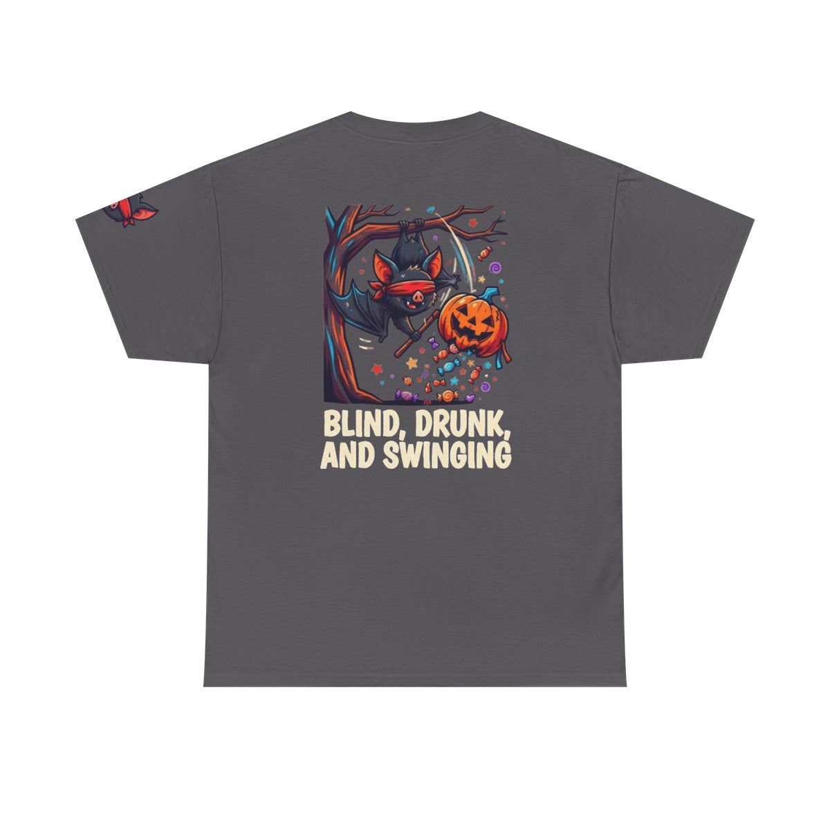 Color: Charcoal | Blind, Drunk, and Swinging Premium Graphic Tee