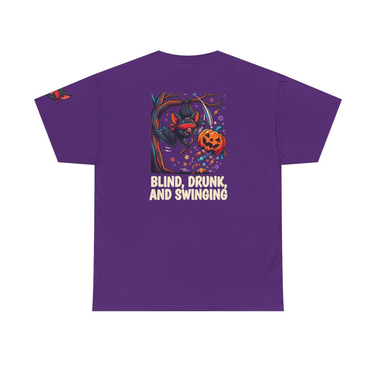 Color: Purple | Blind, Drunk, and Swinging Premium Graphic Tee