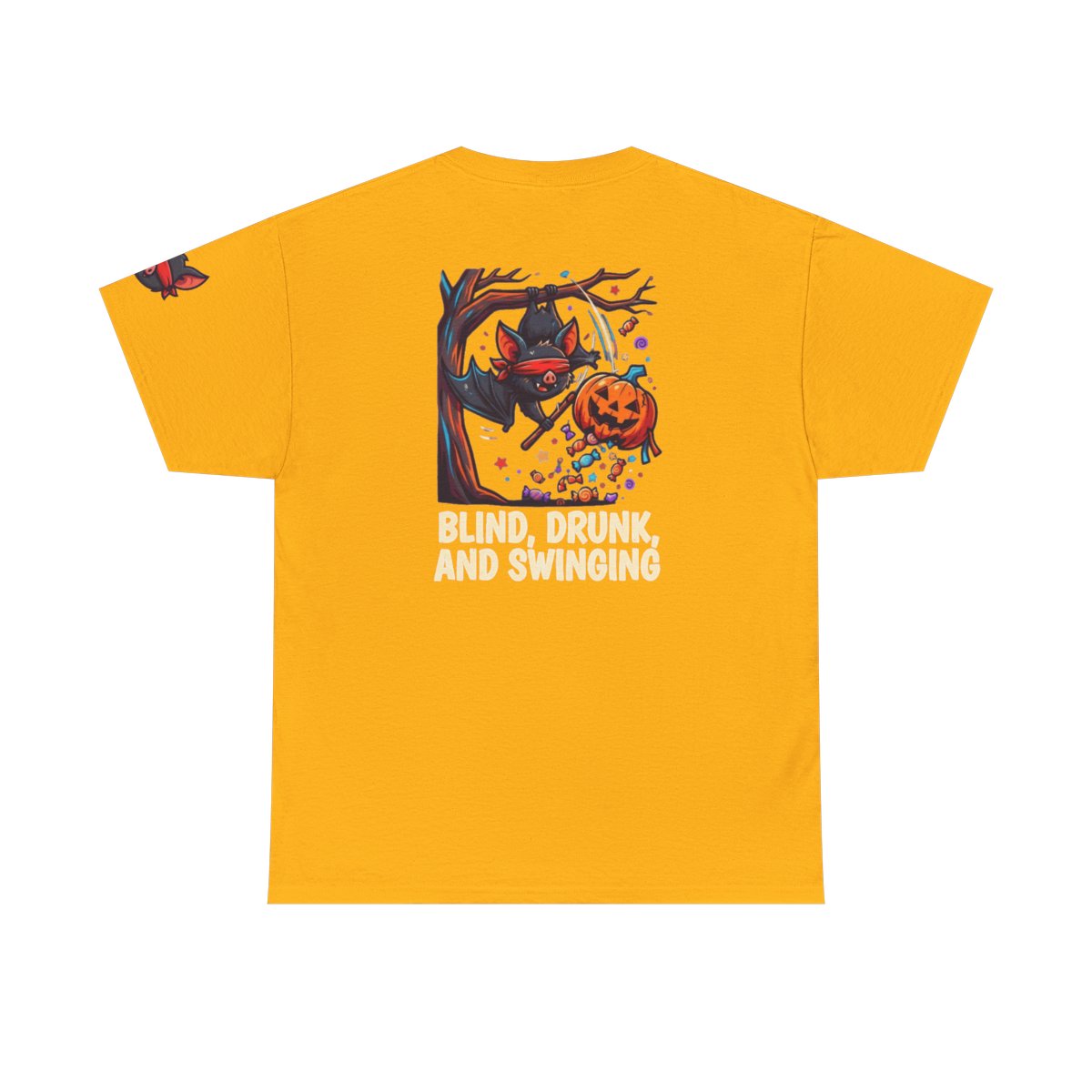 Color: Gold | Blind, Drunk, and Swinging Premium Graphic Tee