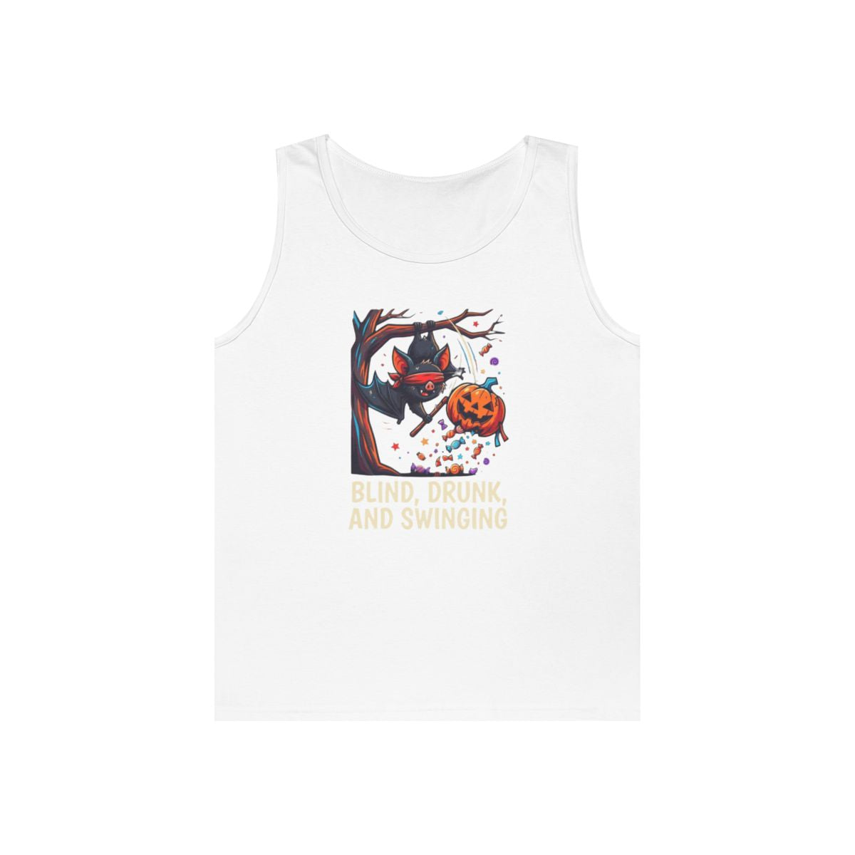 Color: White | Blind, Drunk, and Swinging Tank Top