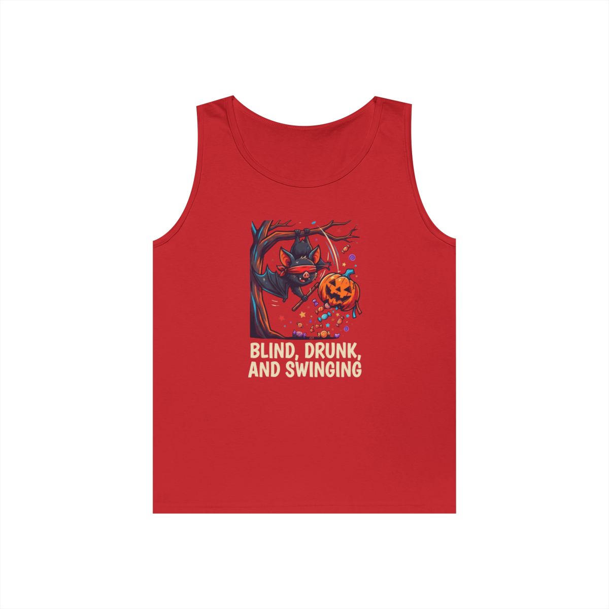 Color: Red | Blind, Drunk, and Swinging Tank Top