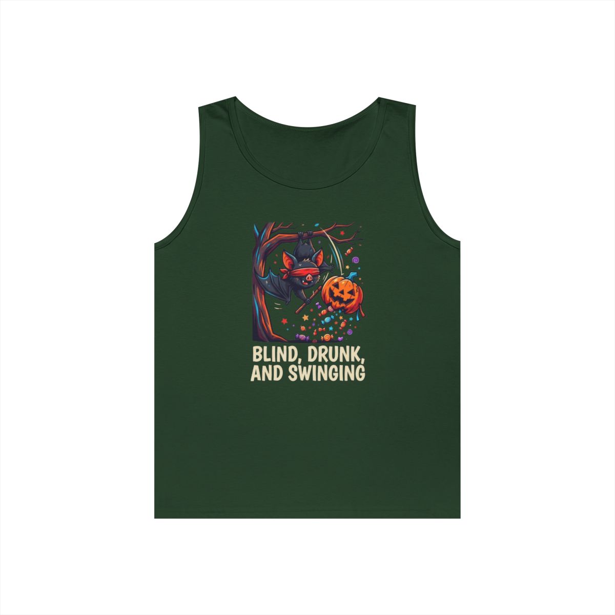 Color: Forest Green | Blind, Drunk, and Swinging Tank Top