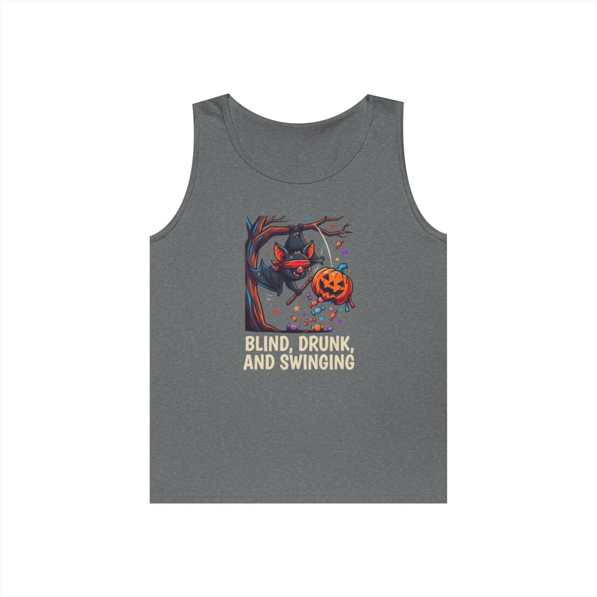 Color: Graphite Heather | Blind, Drunk, and Swinging Tank Top