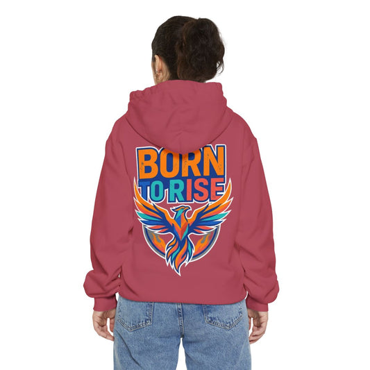 Color: Crimson | Born to Rise Garment-Dyed Hoodie