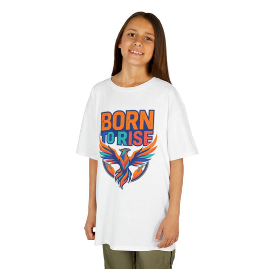 Color: White | Born to Rise Kids Tee