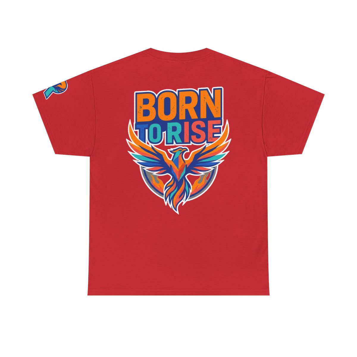 Color: Red | Born to Rise Premium Graphic Tee