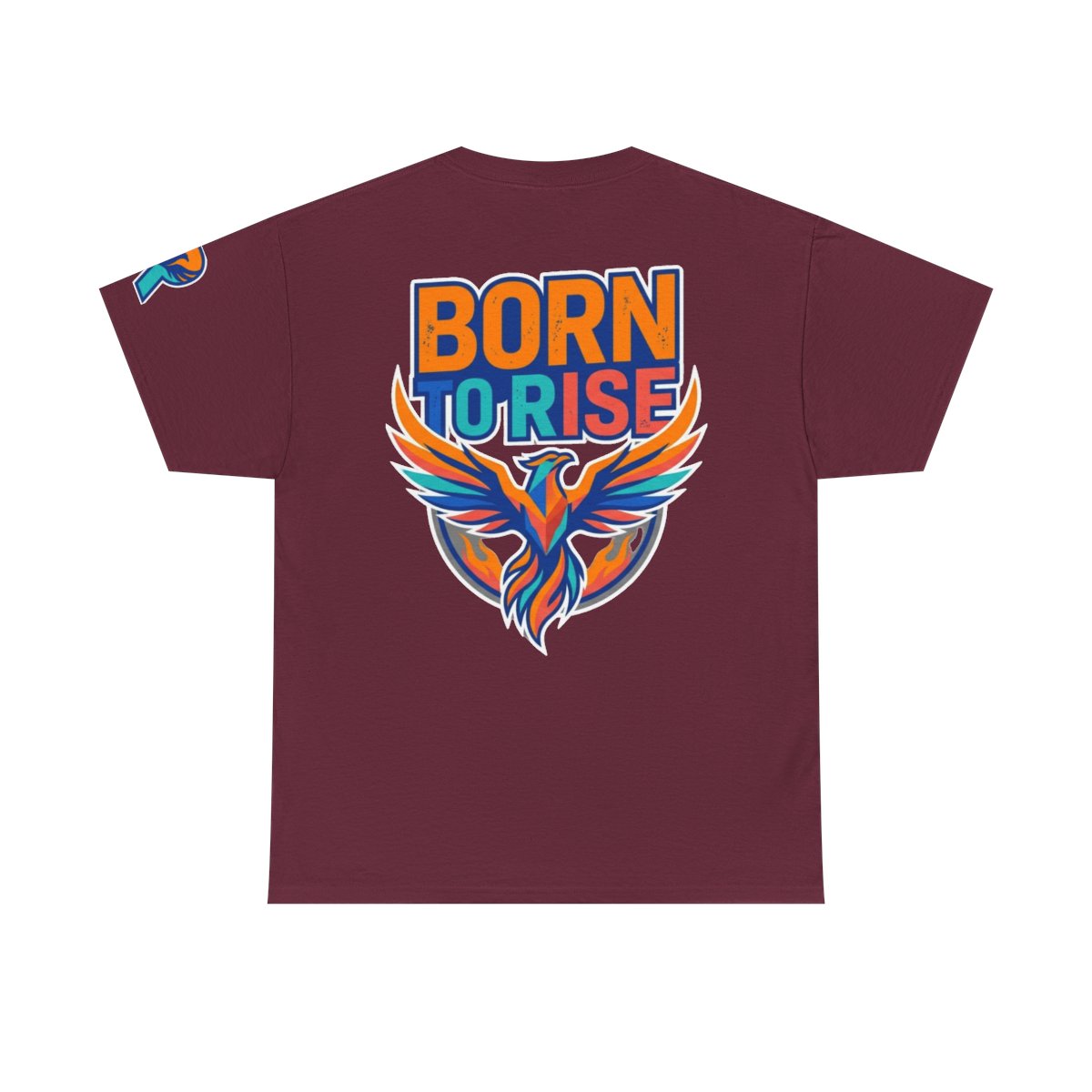 Color: Maroon | Born to Rise Premium Graphic Tee