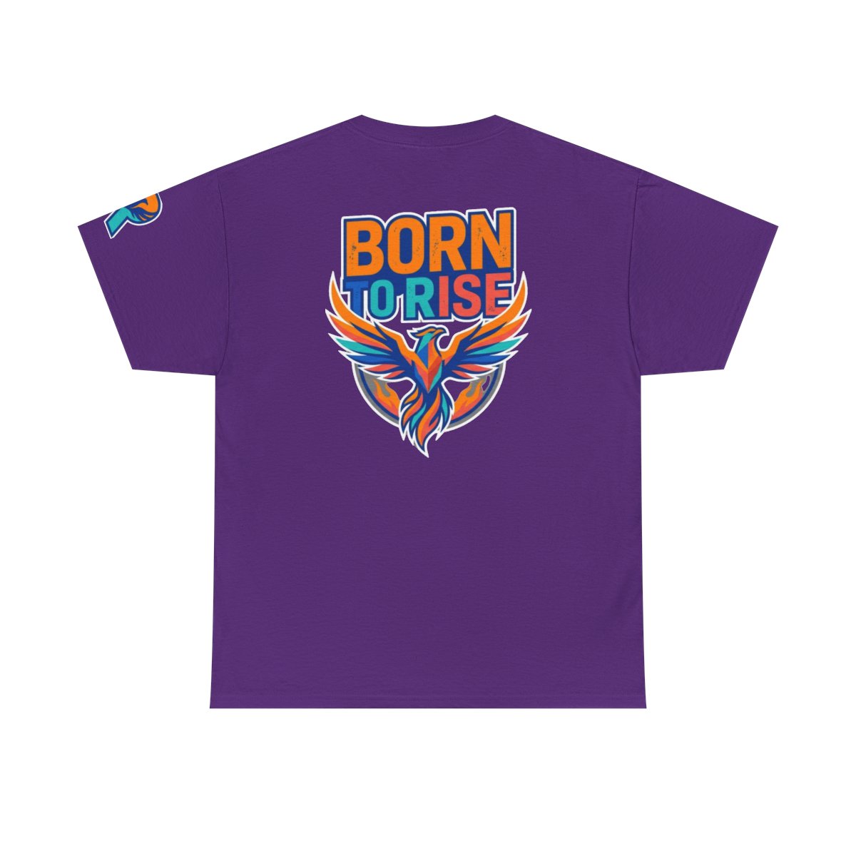 Color: Purple | Born to Rise Premium Graphic Tee