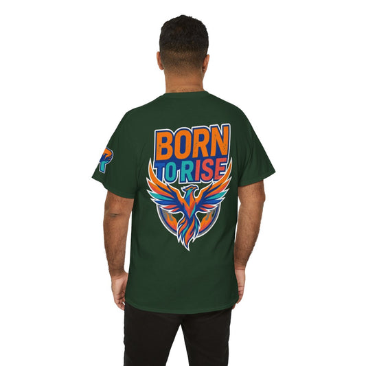 Color: Forest Green | Born to Rise Premium Graphic Tee