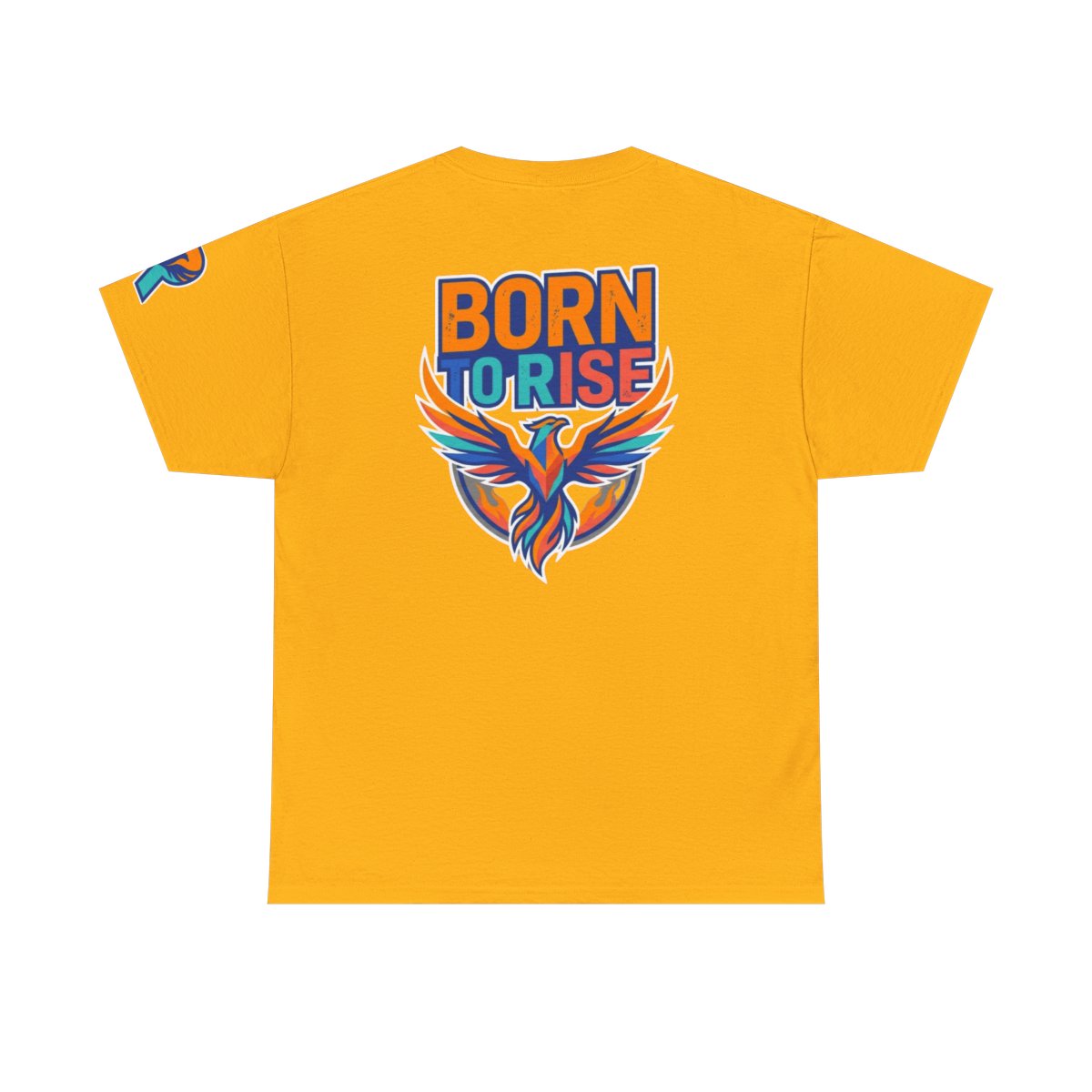 Color: Gold | Born to Rise Premium Graphic Tee