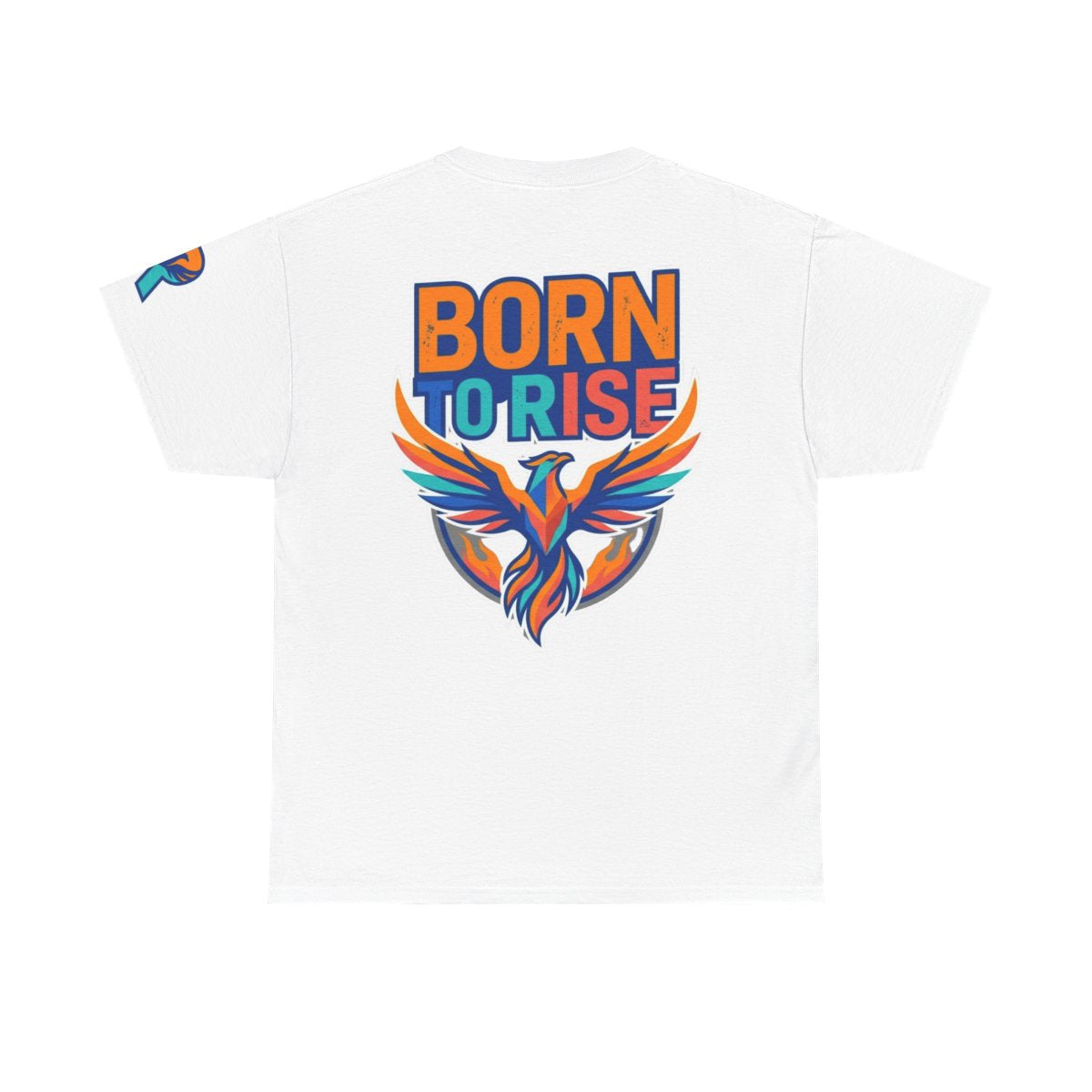 Color: White | Born to Rise Premium Graphic Tee