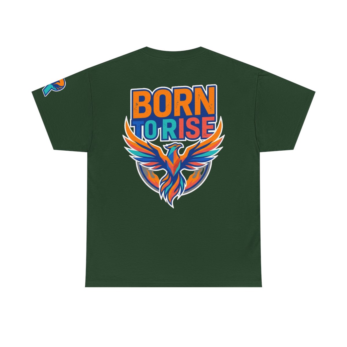 Color: Forest Green | Born to Rise Premium Graphic Tee