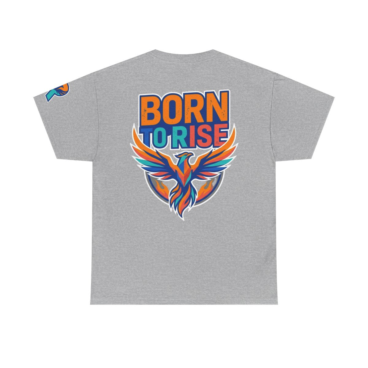 Color: Sport Grey | Born to Rise Premium Graphic Tee