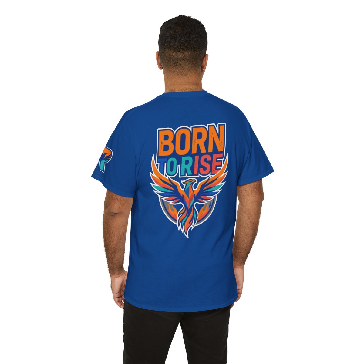 Color: Royal | Born to Rise Premium Graphic Tee