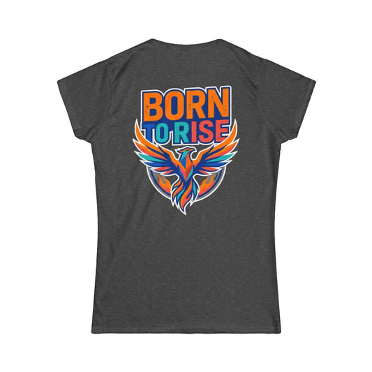 Color: Dark Heather | Born to Rise Women's Tee