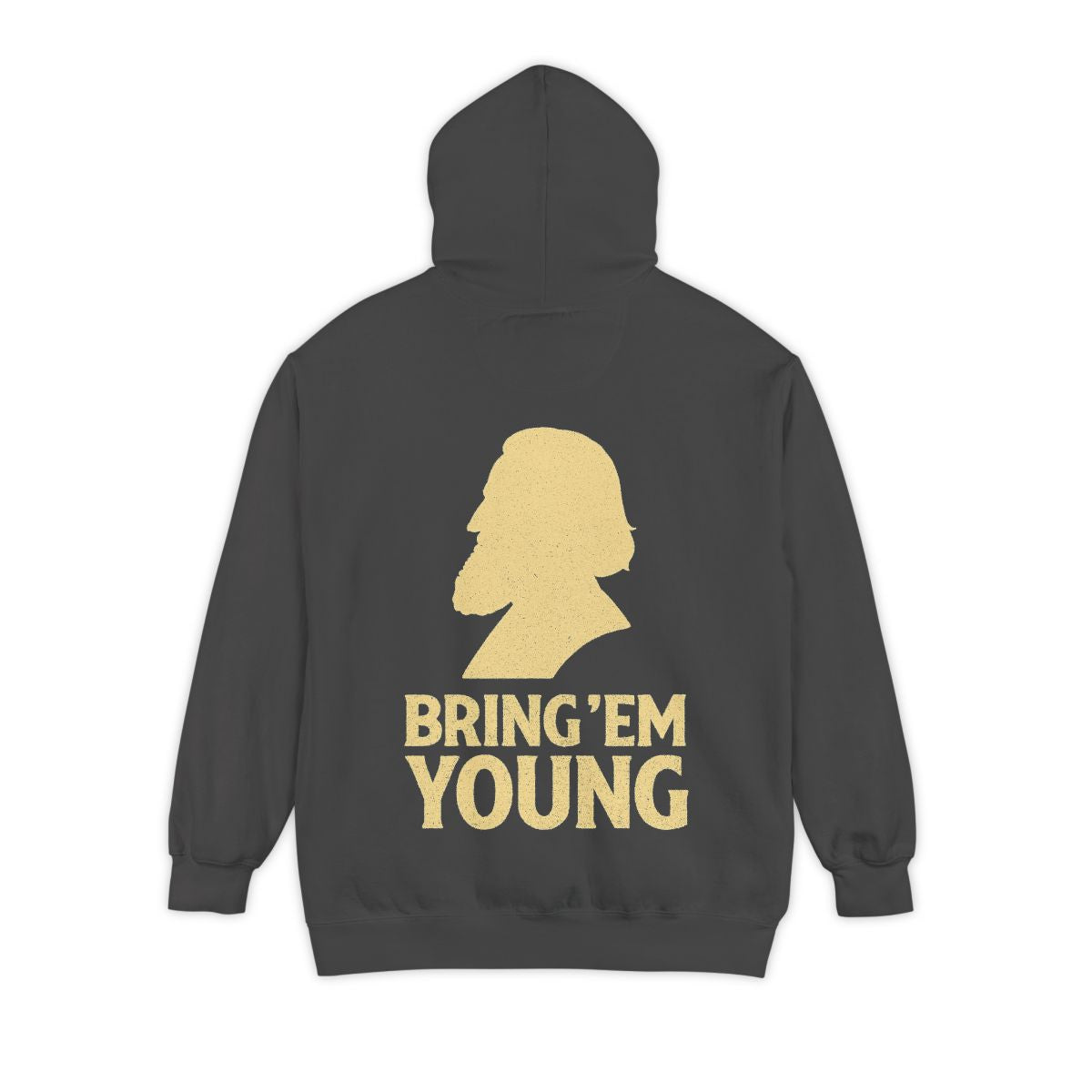 Color: Pepper | Bring Em Young Garment-Dyed Hoodie