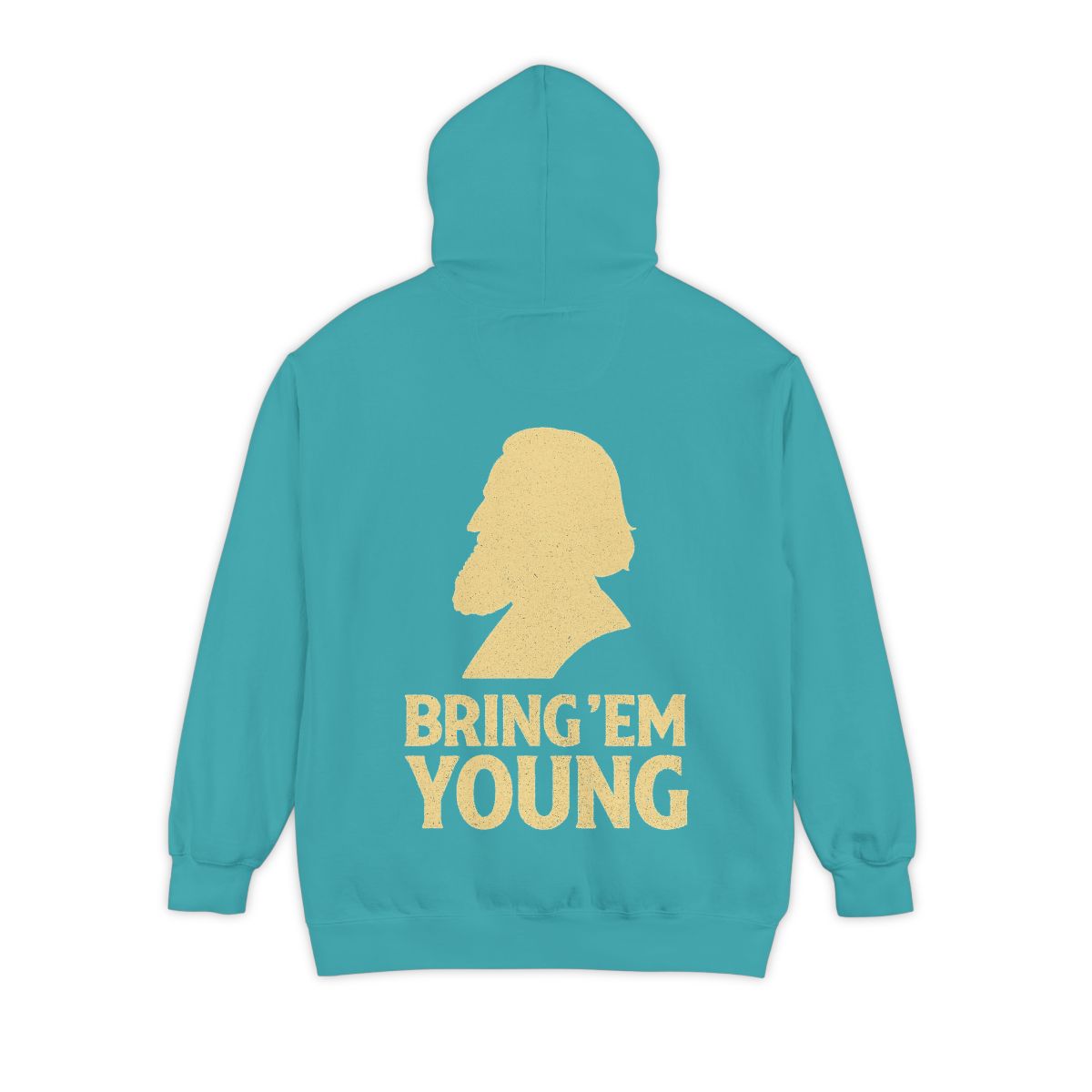 Color: Seafoam | Bring Em Young Garment-Dyed Hoodie