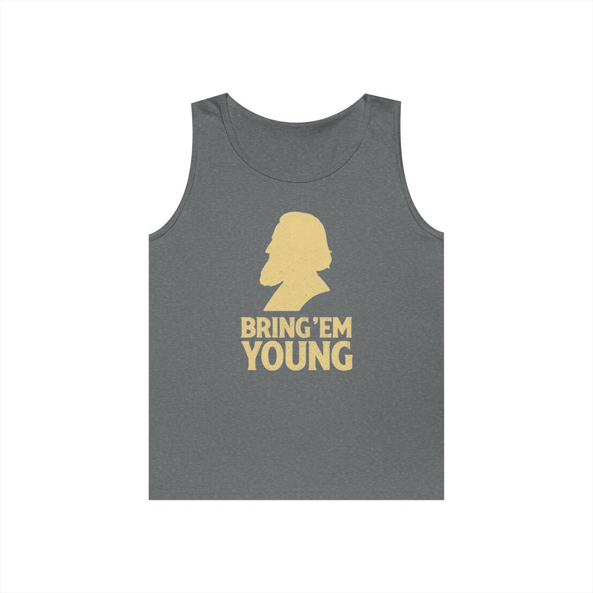 Color: Graphite Heather | Bring Em Young Tank Top