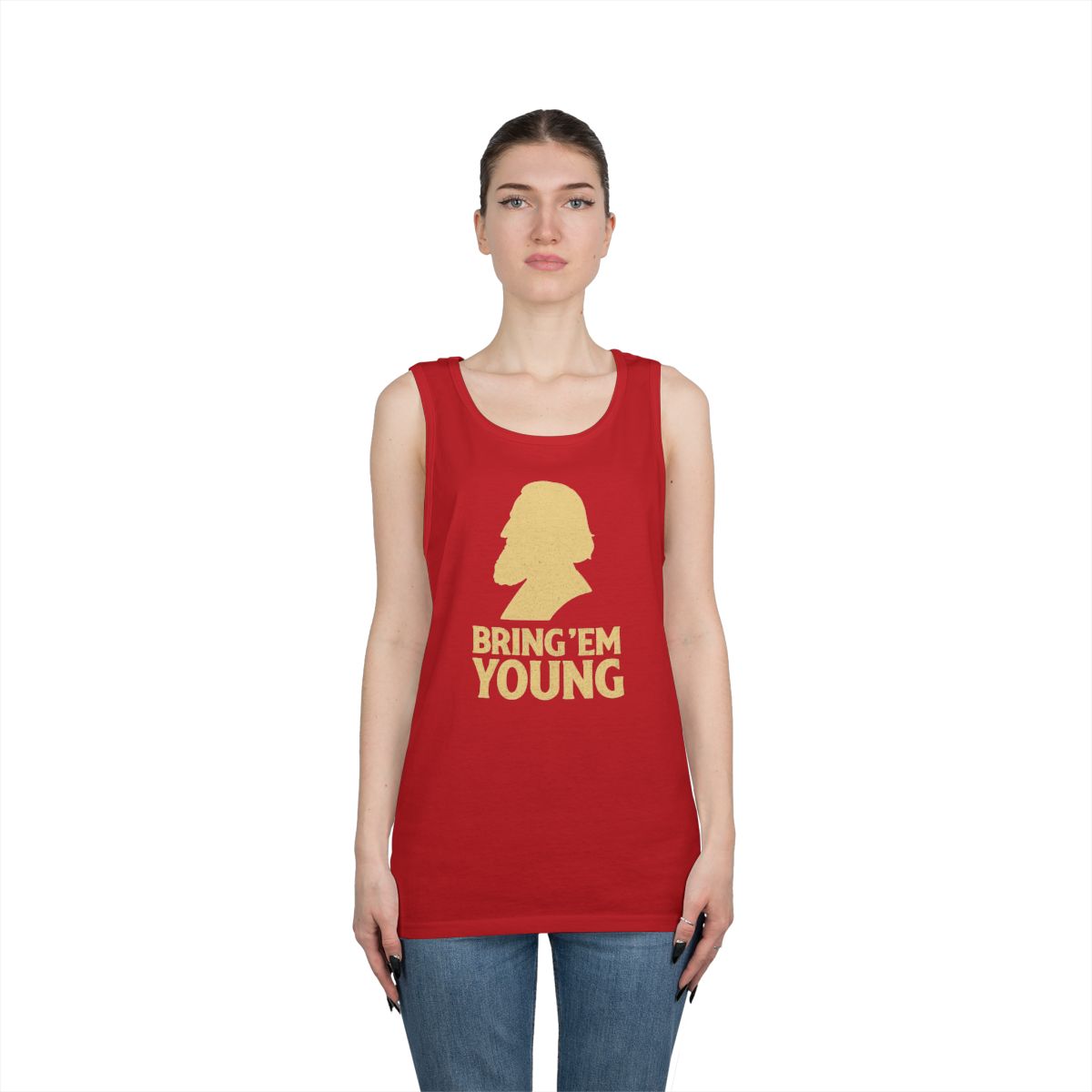 Color: Red | Bring Em Young Tank Top