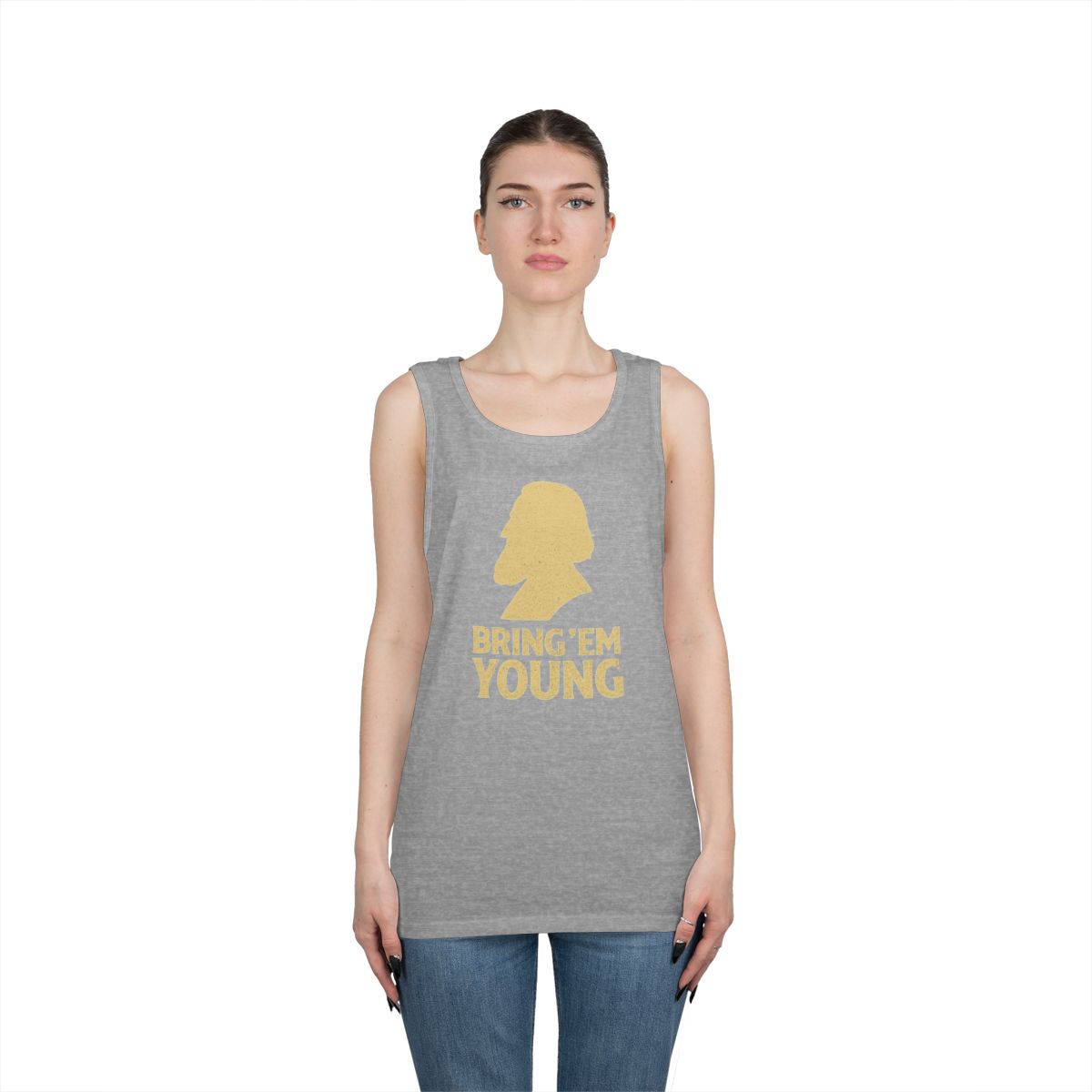 Color: Sport Grey | Bring Em Young Tank Top