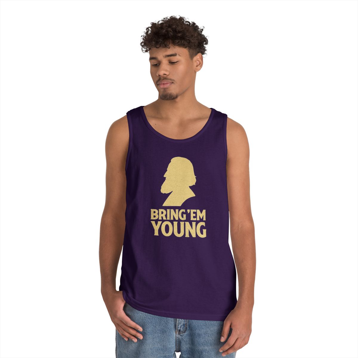 Color: Purple | Bring Em Young Tank Top