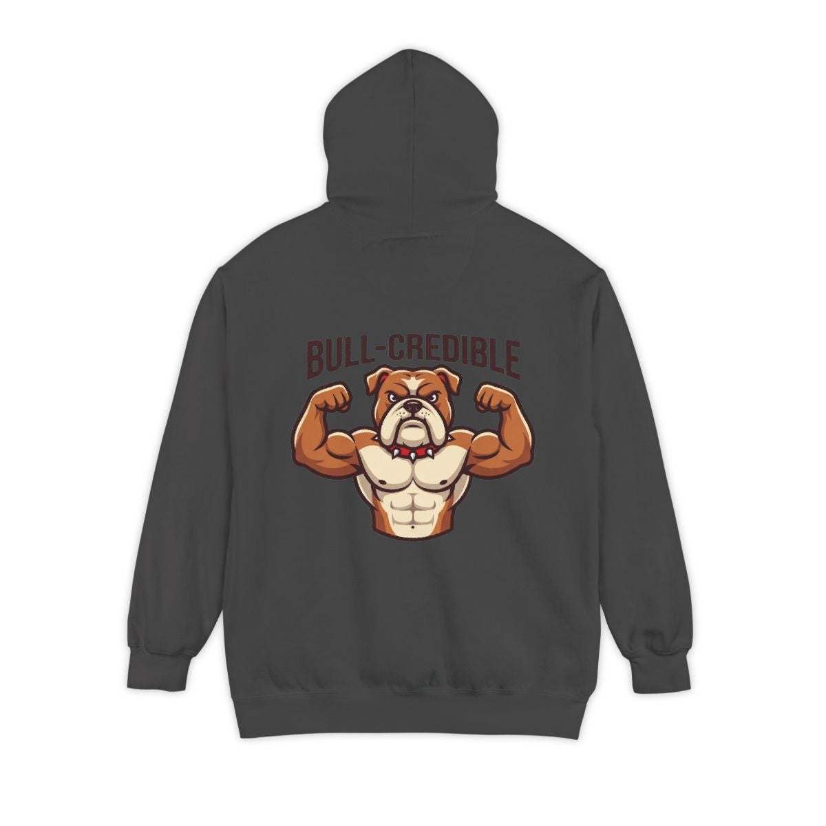Color: Pepper | Bull Credible Garment-Dyed Hoodie