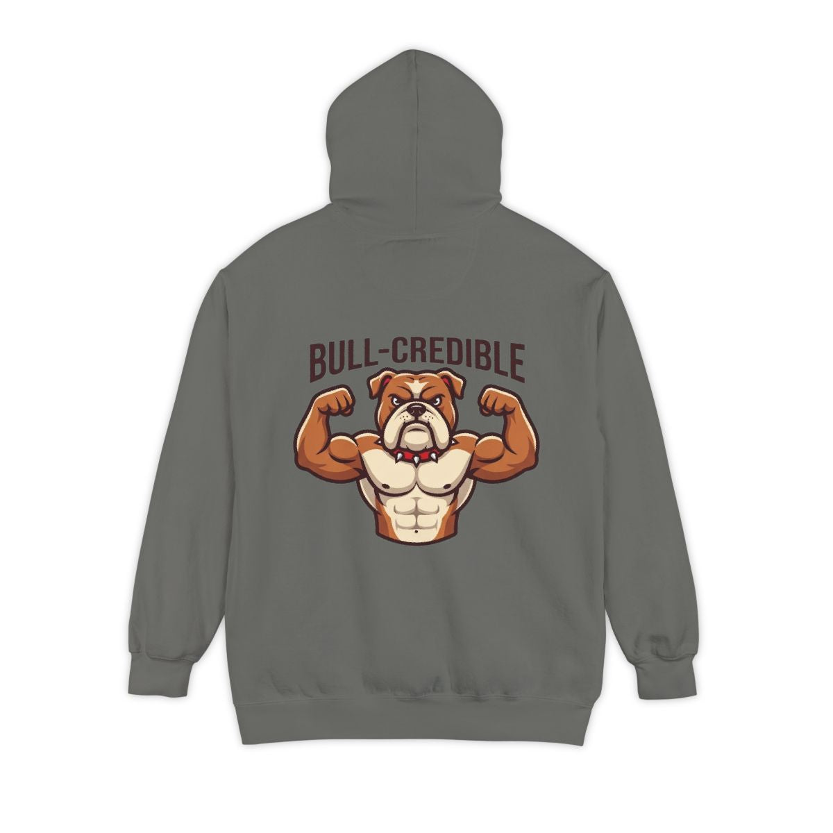 Color: Grey | Bull Credible Garment-Dyed Hoodie