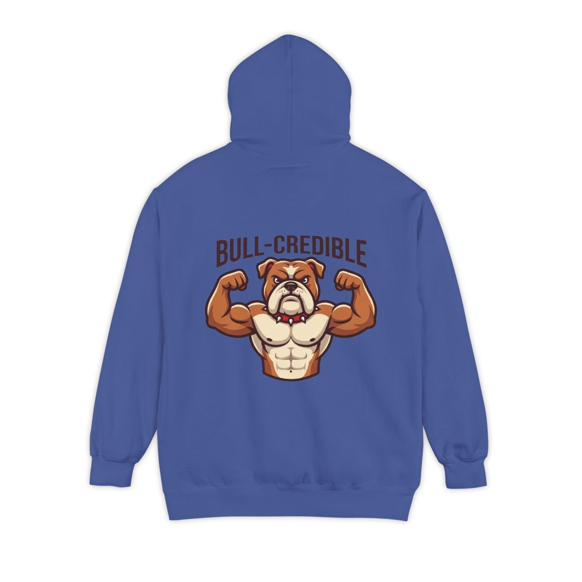 Color: Flo Blue | Bull Credible Garment-Dyed Hoodie