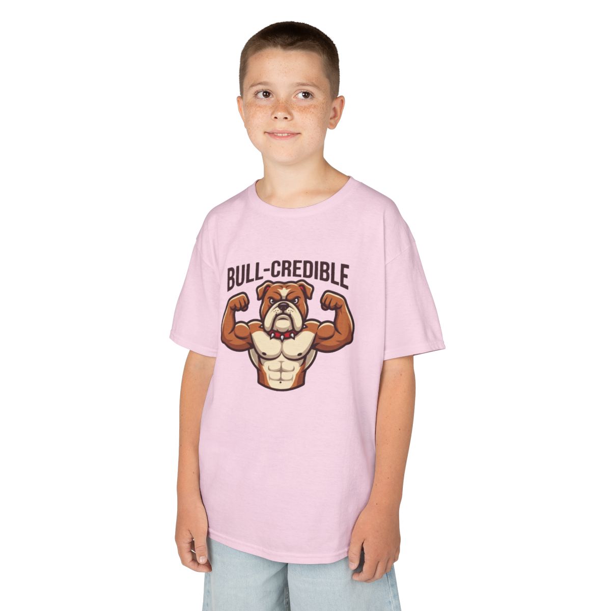 Color: Light Pink | Bull Credible Kids Tee