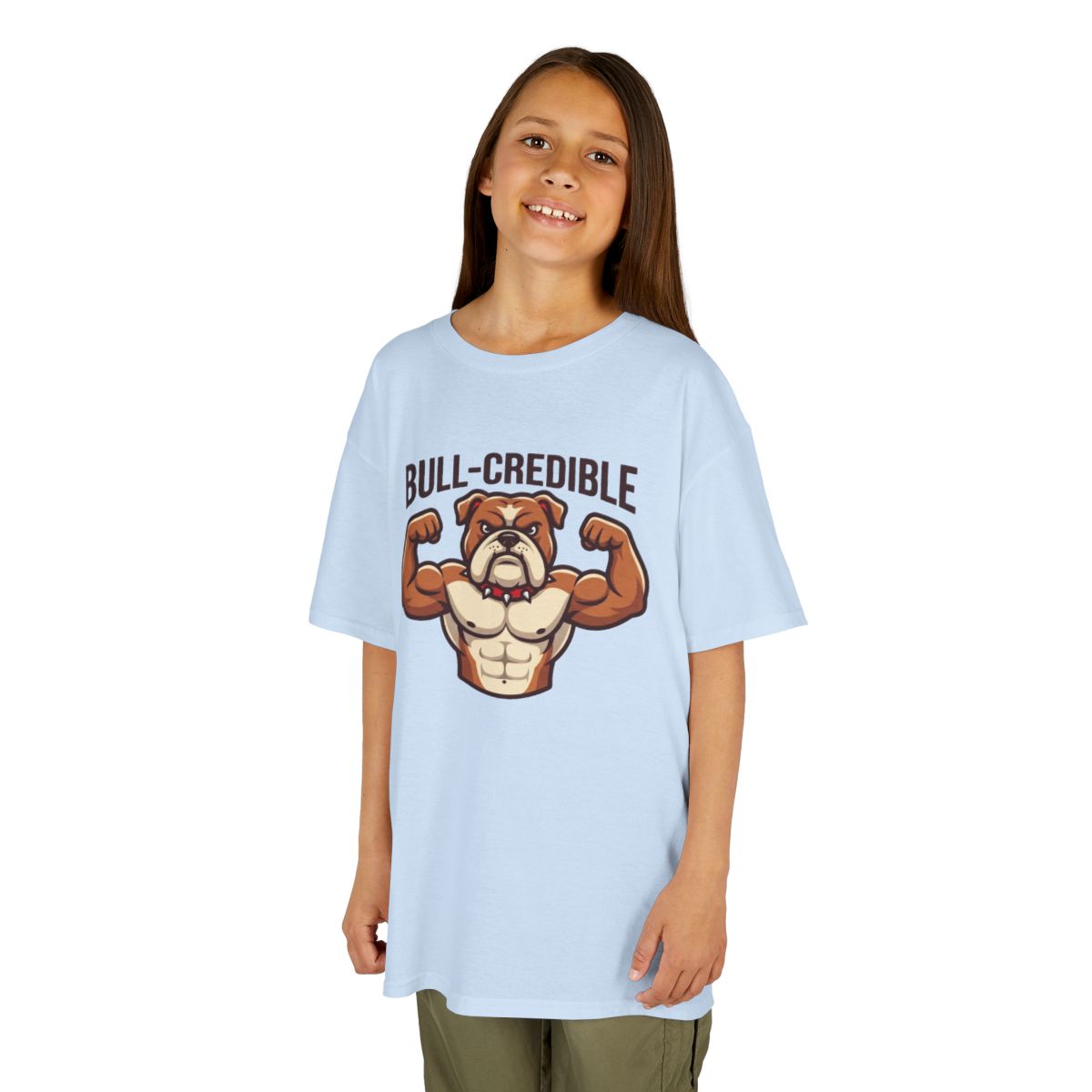 Color: Light Blue | Bull Credible Kids Tee